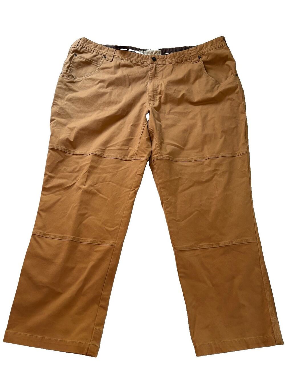 Cabela's Men's Hiker Ultimate Outdoor Pants 48x32 Rye Canvas Double Knee NWT